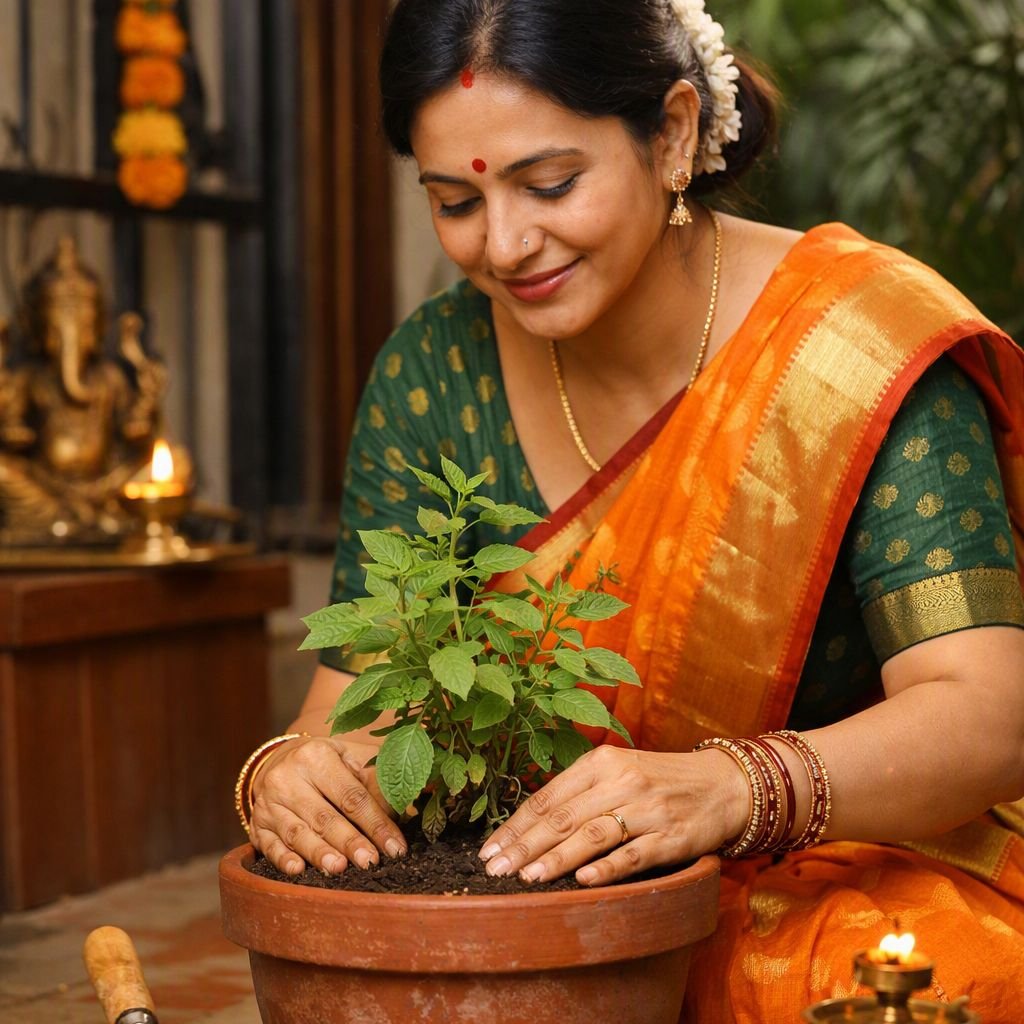 tulsi keeps spirits away